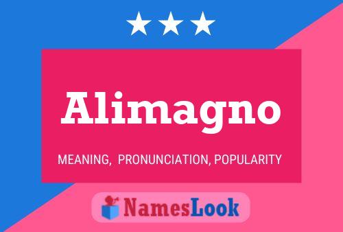 ملصق اسم Alimagno