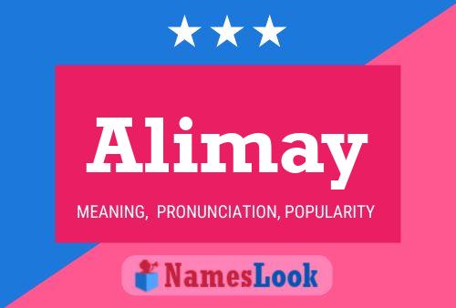 ملصق اسم Alimay