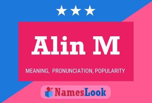 ملصق اسم Alin M