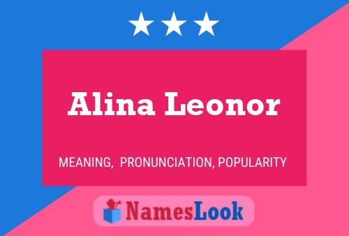 ملصق اسم Alina Leonor