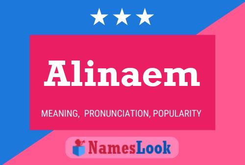 ملصق اسم Alinaem