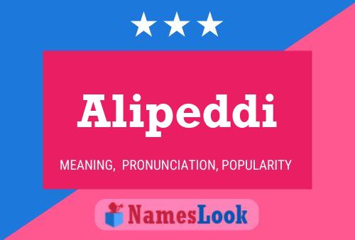 ملصق اسم Alipeddi