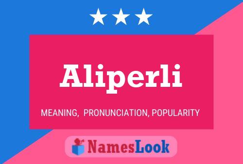 ملصق اسم Aliperli