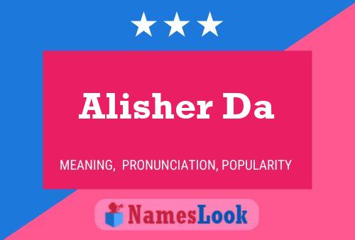 ملصق اسم Alisher Da