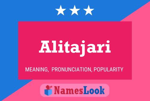 ملصق اسم Alitajari