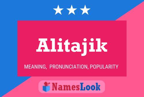 ملصق اسم Alitajik