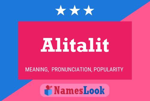 ملصق اسم Alitalit