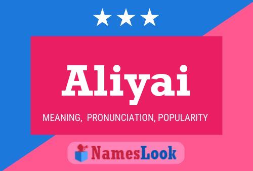 ملصق اسم Aliyai