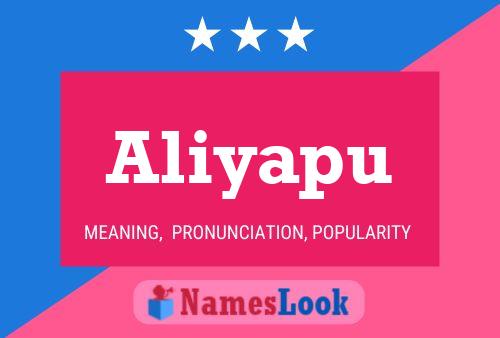 ملصق اسم Aliyapu