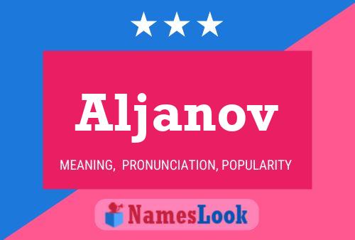 ملصق اسم Aljanov