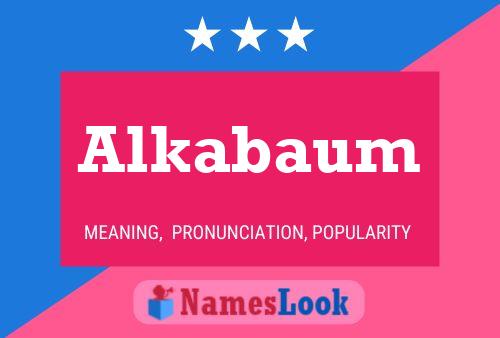 ملصق اسم Alkabaum