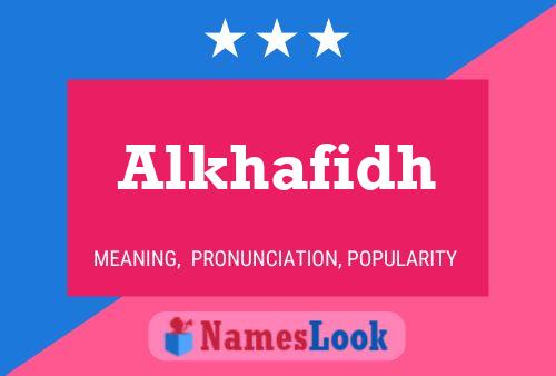 ملصق اسم Alkhafidh