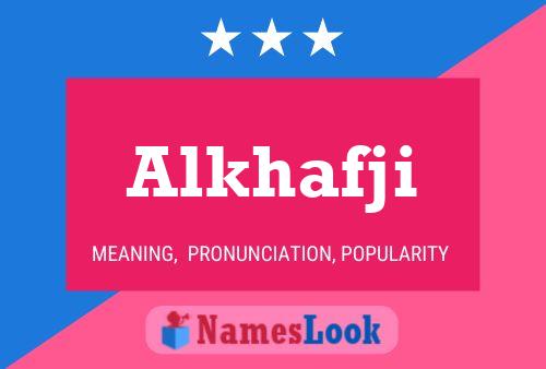 ملصق اسم Alkhafji