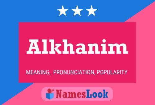 ملصق اسم Alkhanim