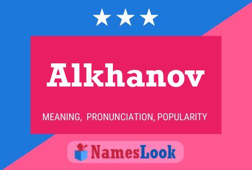 ملصق اسم Alkhanov