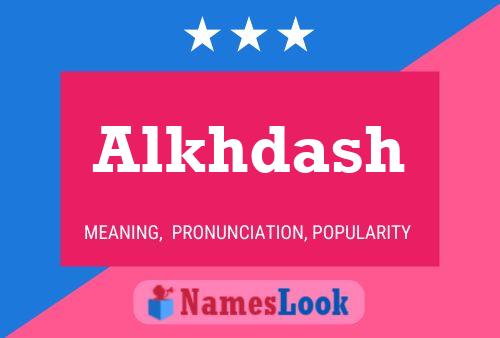 ملصق اسم Alkhdash