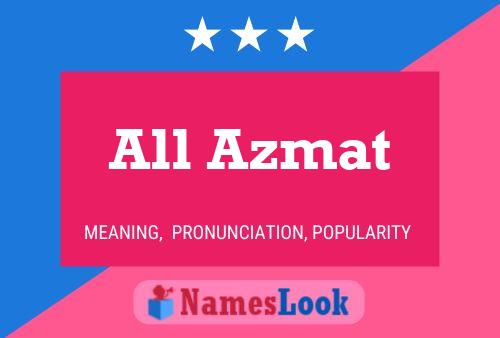 ملصق اسم All Azmat