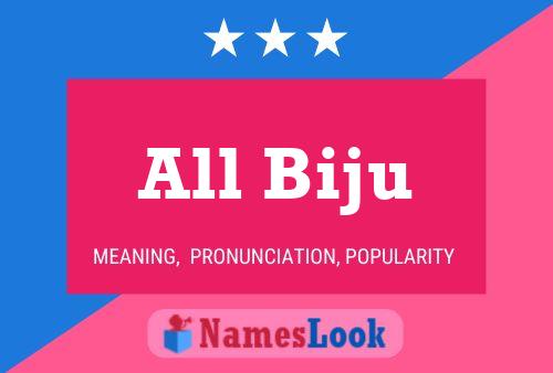 ملصق اسم All Biju