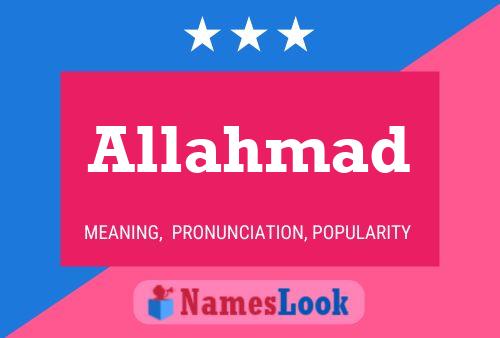 ملصق اسم Allahmad