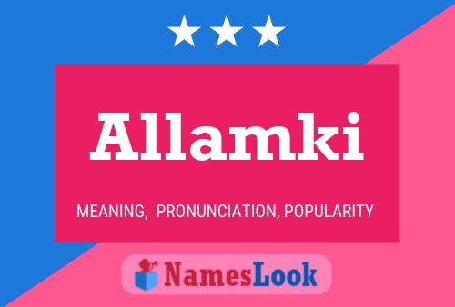 ملصق اسم Allamki