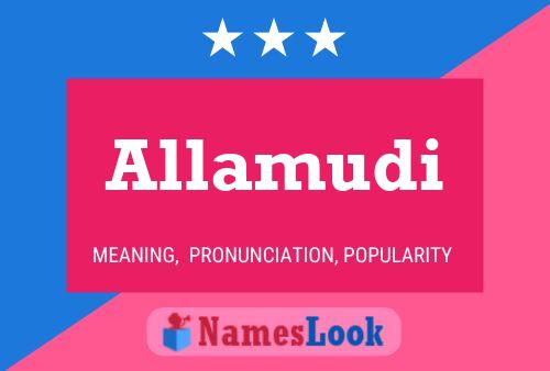 ملصق اسم Allamudi