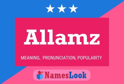 ملصق اسم Allamz