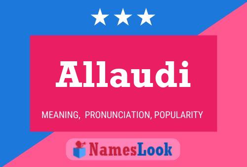 ملصق اسم Allaudi