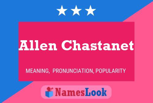 ملصق اسم Allen Chastanet