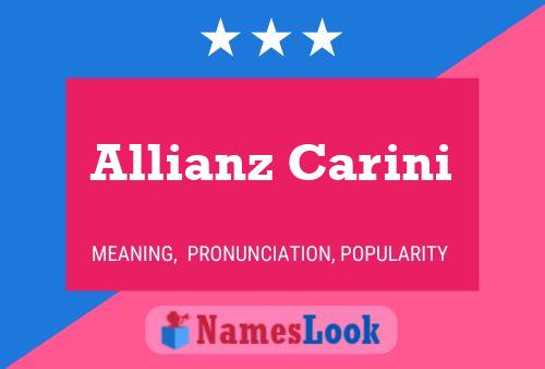 ملصق اسم Allianz Carini