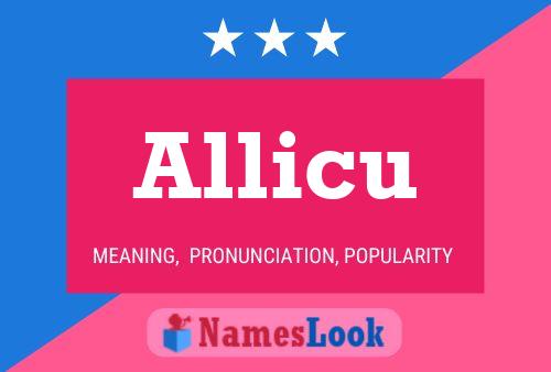 ملصق اسم Allicu