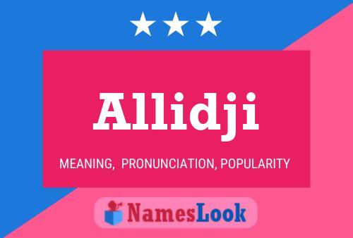 ملصق اسم Allidji