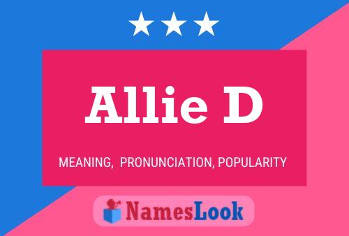 ملصق اسم Allie D