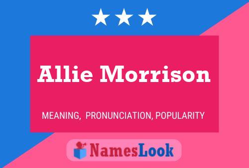 ملصق اسم Allie Morrison