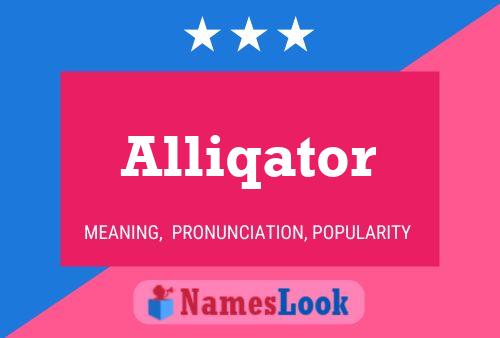 ملصق اسم Alliqator