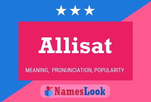 ملصق اسم Allisat