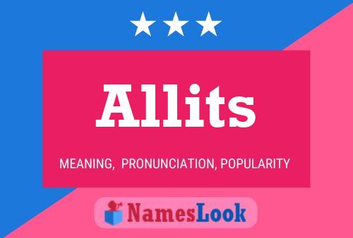 ملصق اسم Allits