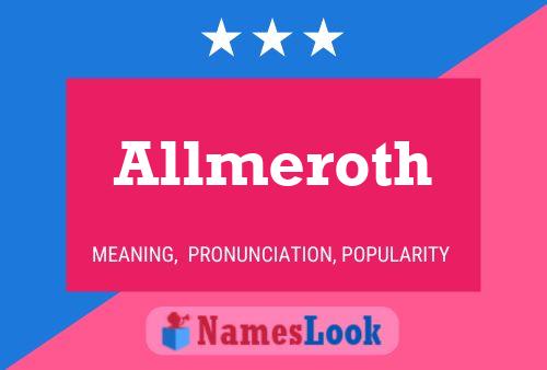 ملصق اسم Allmeroth