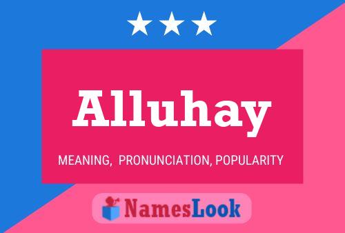 ملصق اسم Alluhay