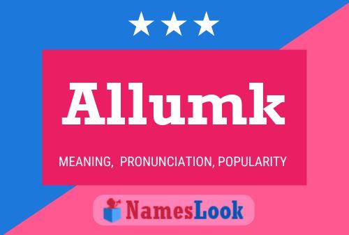 ملصق اسم Allumk