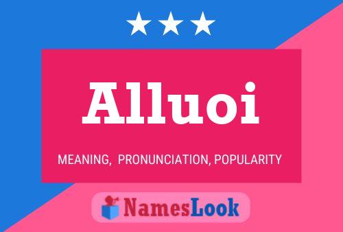 ملصق اسم Alluoi