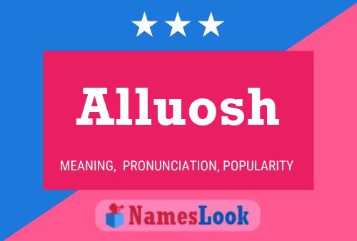 ملصق اسم Alluosh