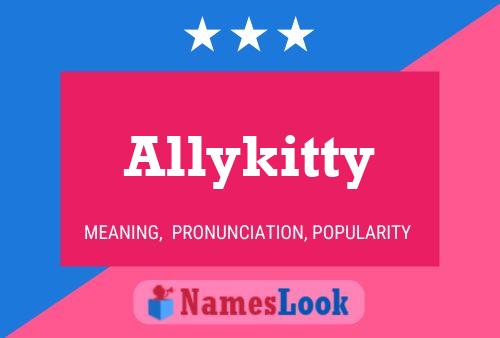 ملصق اسم Allykitty