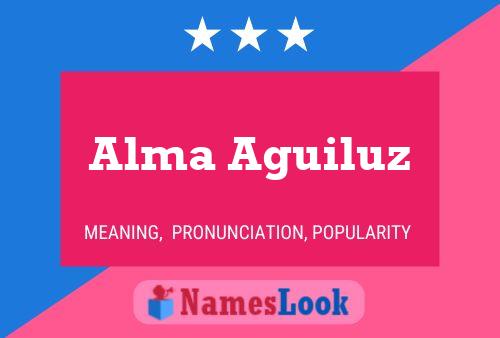 ملصق اسم Alma Aguiluz