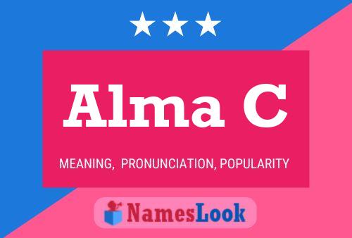 ملصق اسم Alma C