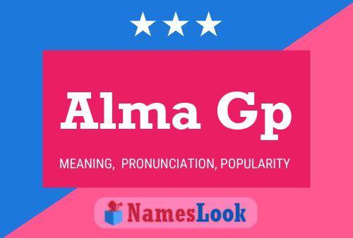 ملصق اسم Alma Gp