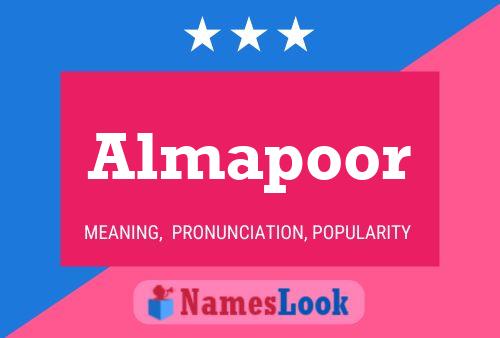 ملصق اسم Almapoor