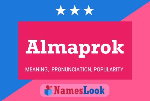 ملصق اسم Almaprok