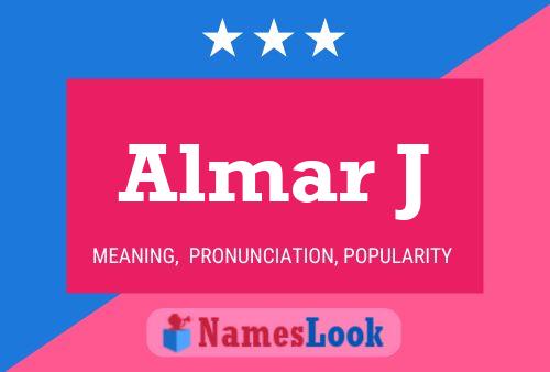 ملصق اسم Almar J