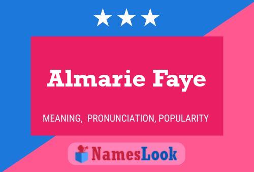 ملصق اسم Almarie Faye