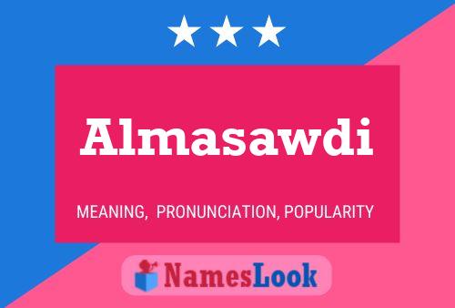 ملصق اسم Almasawdi